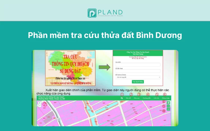 Cách tra cứu thông tin từ phần mềm tra cứu thửa đất Bình Dương